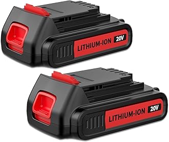 Upgraded 2Pack 20v Max 4000mAh Replacement for Black and Decker 20V Battery Lithium MAX Compatible with Black Decker 20 Volt Battery LBXR20 LB20 LBX20 LBX4020 LBXR2040 LST220 Cordless Power Tools