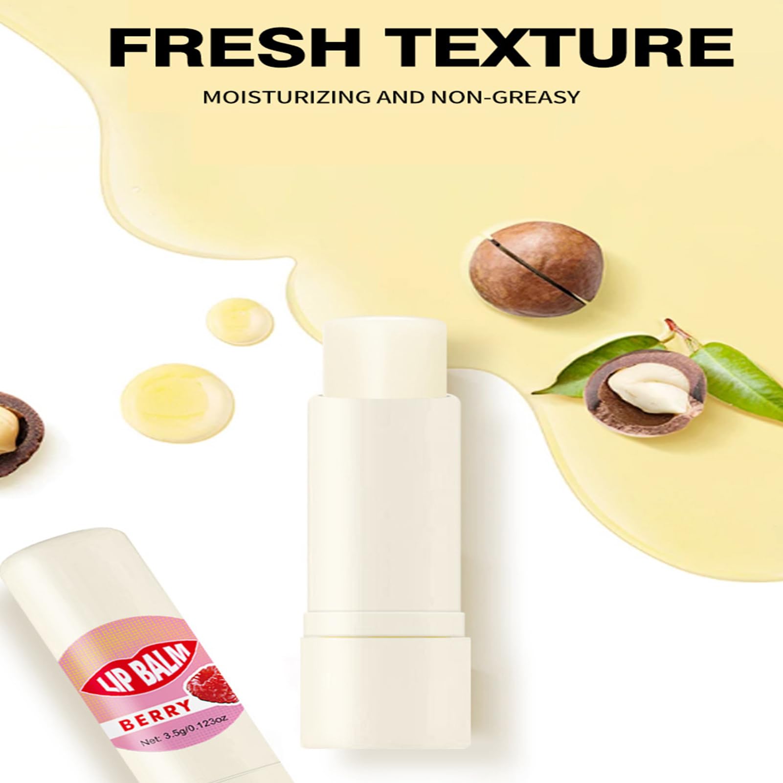 Balsamo Idratante per Labbra 5 Pezzi Crema Volumizzante Nutriente