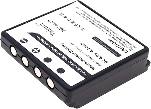 Batería de repuesto para control de radio de grúa HBC FUB9NM BA209000BA209060BA209061, 6V 700mAh NiMH