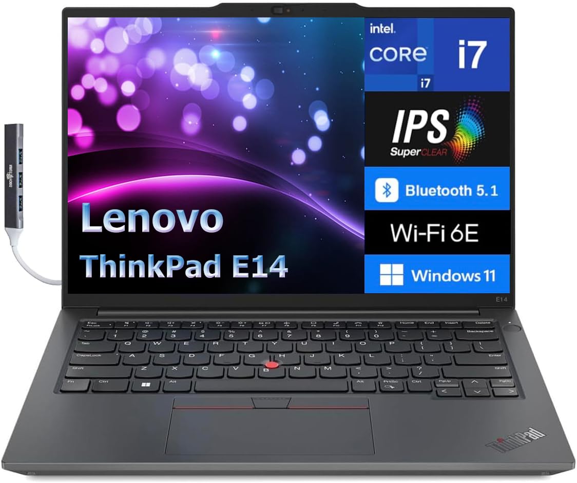 Amazon.com: Lenovo ThinkPad E14 Gen 5 Business Laptop, 14.0″ IPS
