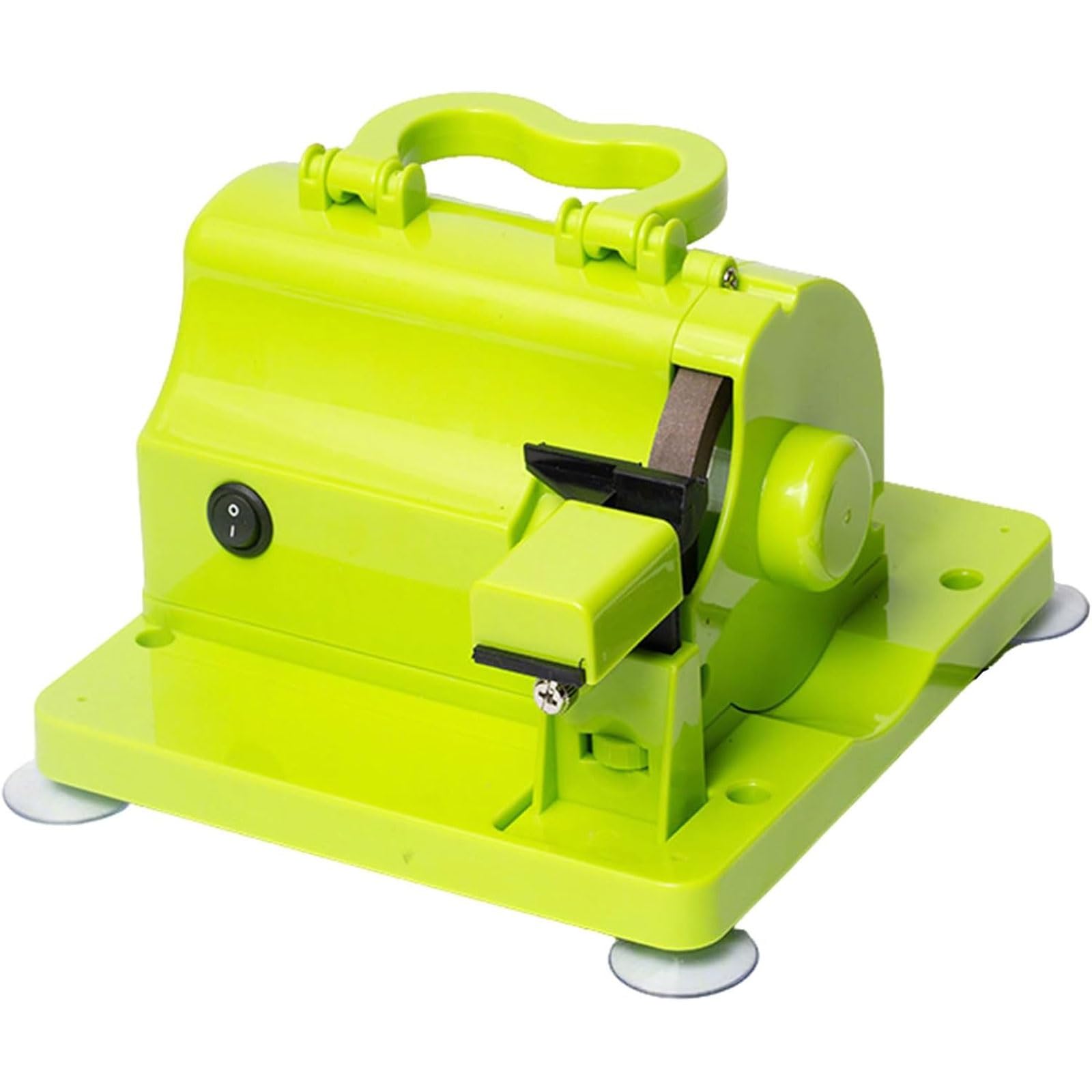YXZQLOZ 220V Electric Hairdressing Scissors Sharpener, Hair Salon/Hairdresser Self-Sharpening Scissors Tool, Sharpening Angle, for Tailors and Home Use (Green)