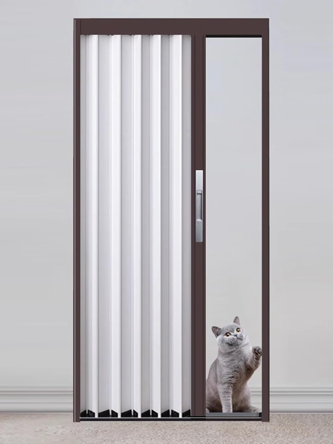 Amazon.com: KGBNYSS Aluminum Accordion Folding Door with Lock and