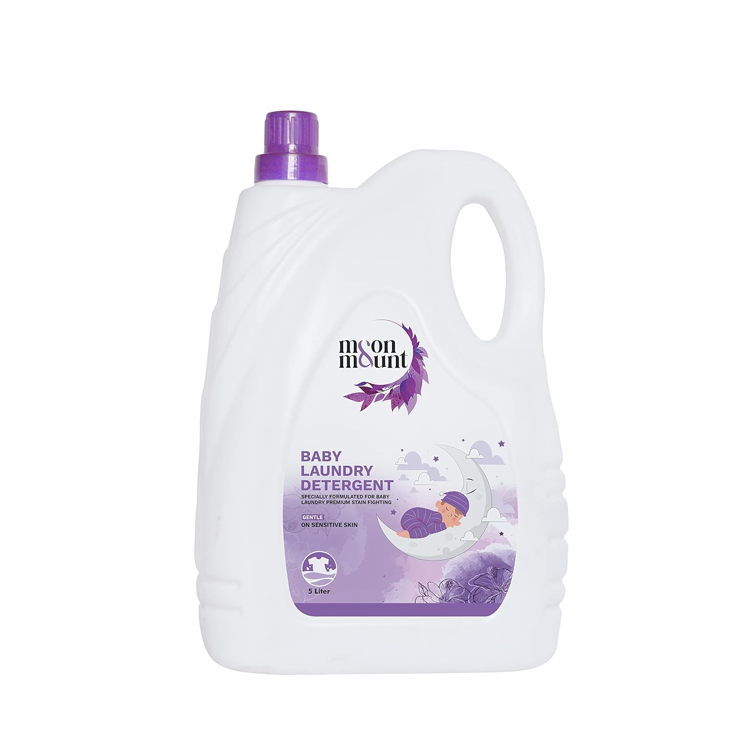 Moon & Mount Baby laundry liquid detergent 5 liter, washing liquid for