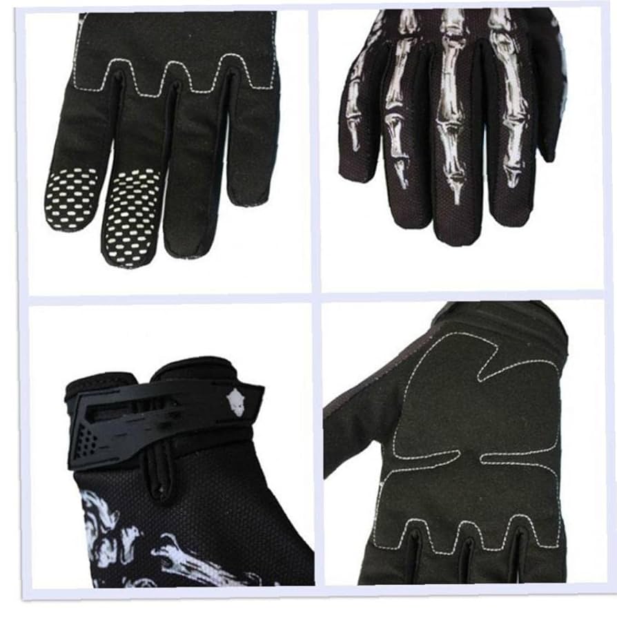 Amazon.com : Ruluti 1pc Motorcycle Gloves Cycling Punk