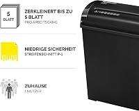 Fellowes PowerShred P-25s szalagvágó személyes iratmegsemmisítő 2