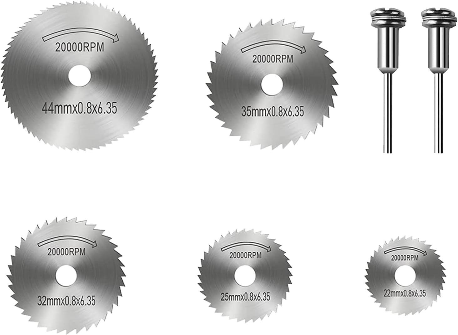 Amazon | プロクソン(PROXXON) 小径丸のこ刃3種セット シャフト付 【刃物径16・19・22mm 厚み0.1mm 軸径2 ...