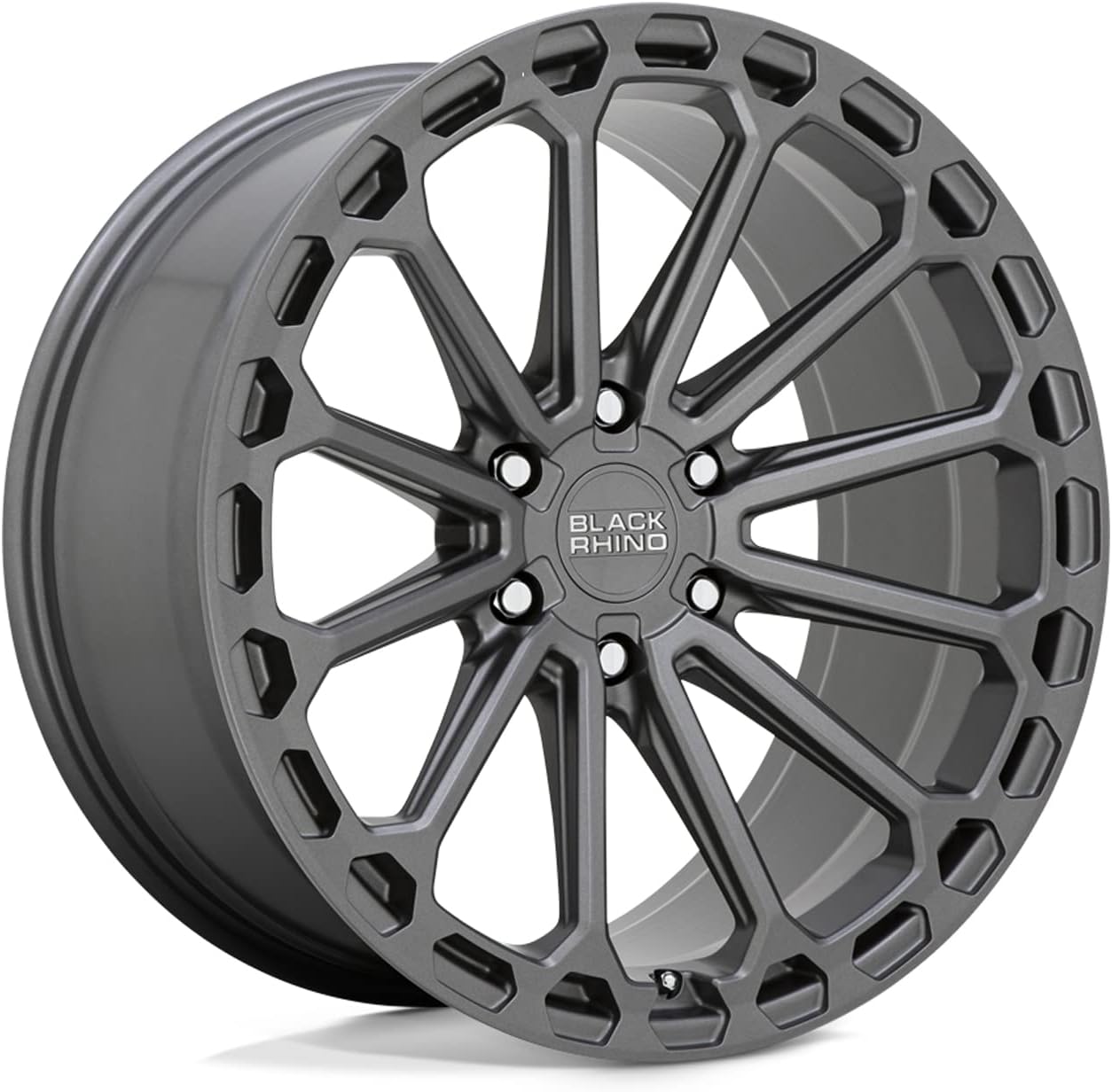 Black Rhino 2095KZN-86140G12 20X9.5 6X5.5 M-GNMTL -18MM Kaizen