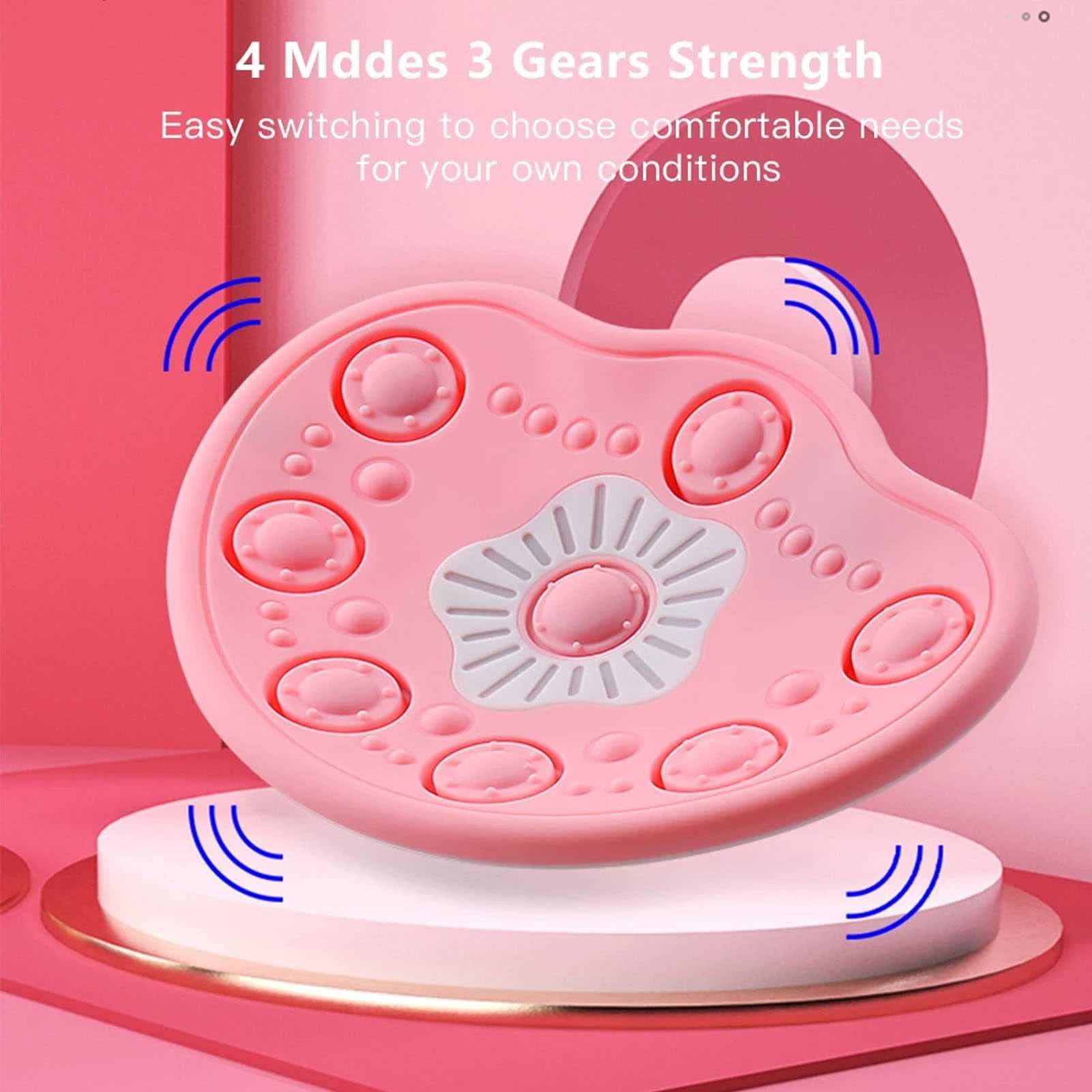Masajeador de Senos con Calefacción, Masajeador de Senos Inalámbrico USB, Calentador para Agrandar el Pecho, Mejora la Flacidez de los Senos Después del Parto, 4 Modos