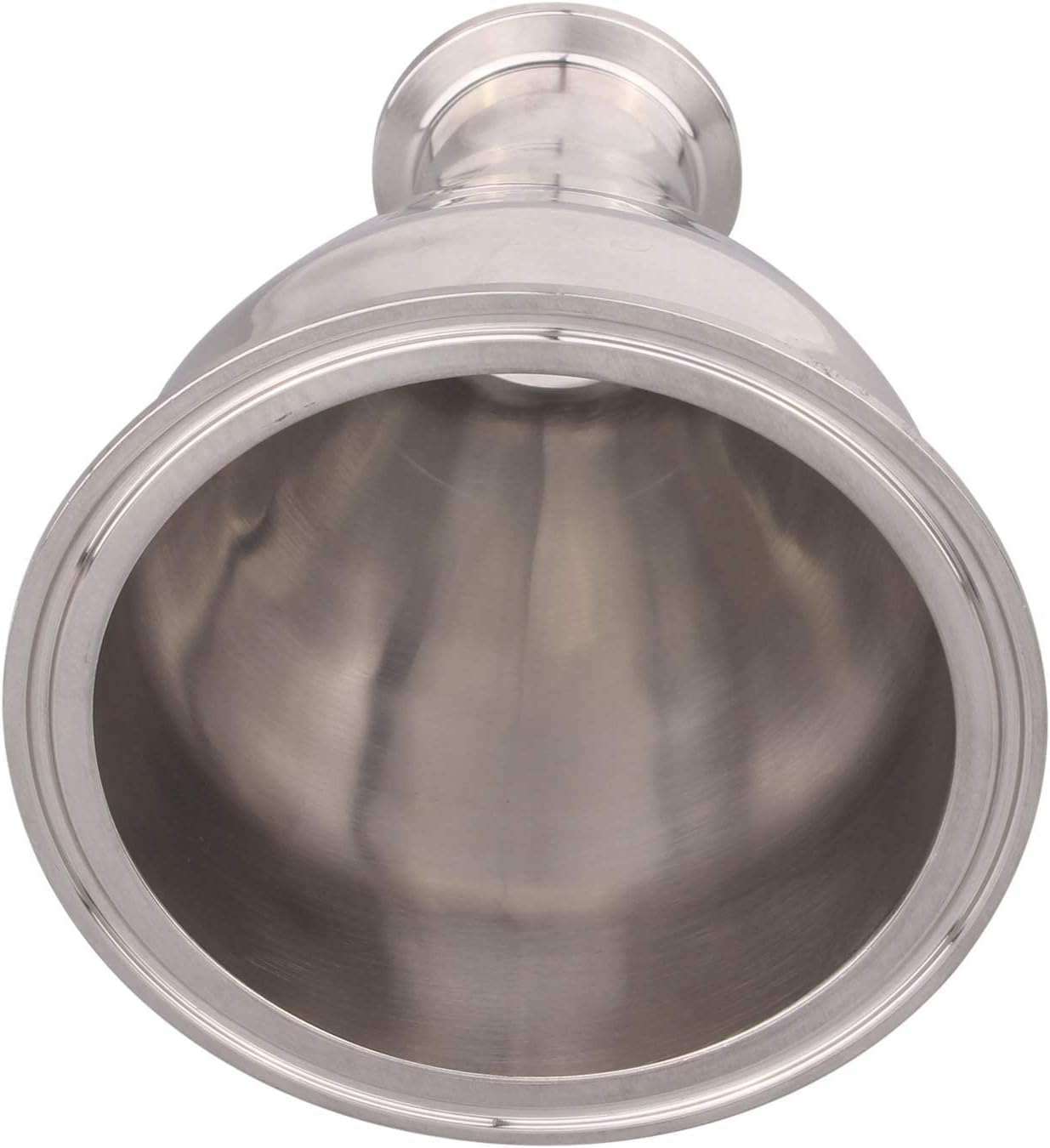 DERNORD Sanitary Fitting Reducer Fitting SUS304 Tri Clamp Ferrule Style 4" Tube OD to 1-1/2" Tube OD