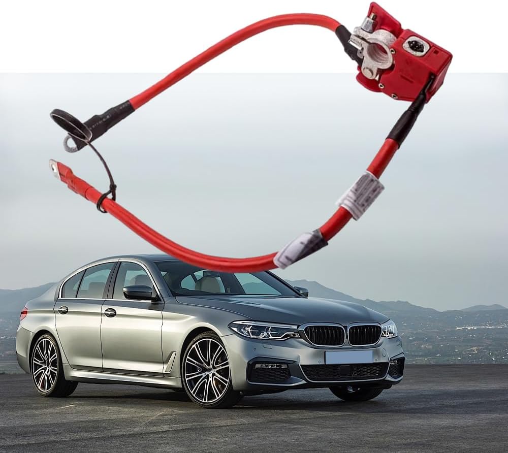 MACHSWON Positive Battery Terminal Cable, Positive Battery Fuse Cable, 80cm / 31.5 inch Wire Length, 61126998059, Compatible with BMW 5 series G30 530e