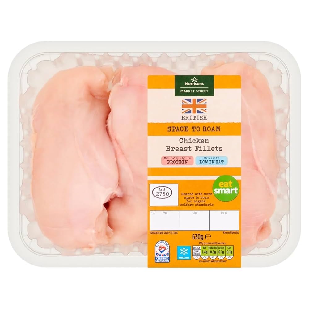 Morrisons Chicken Breast Fillet 630g : Amazon.co.uk: Grocery