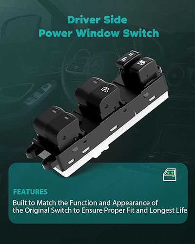 Miniatura 457 de 84840-08010 Trasero Trasero Puerta Elevadora Interruptor de la manija de la puerta del pestillo Botón de liberación de goma para 2004-2010