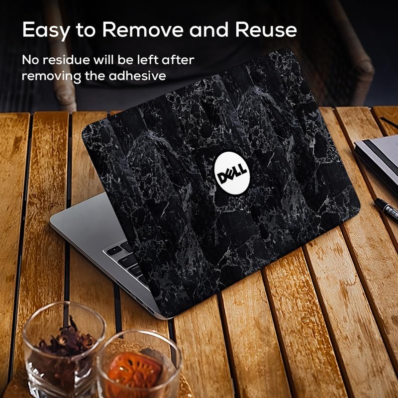 Image of Galaxsia DL230 Top+Wrist Pad Vinyl Laptop Skin /Sticker /Cover for 17 to 17.3 Inches Laptops Laminated-Removable-HD Quality Compatible for Dell (16.5x11 Inches)