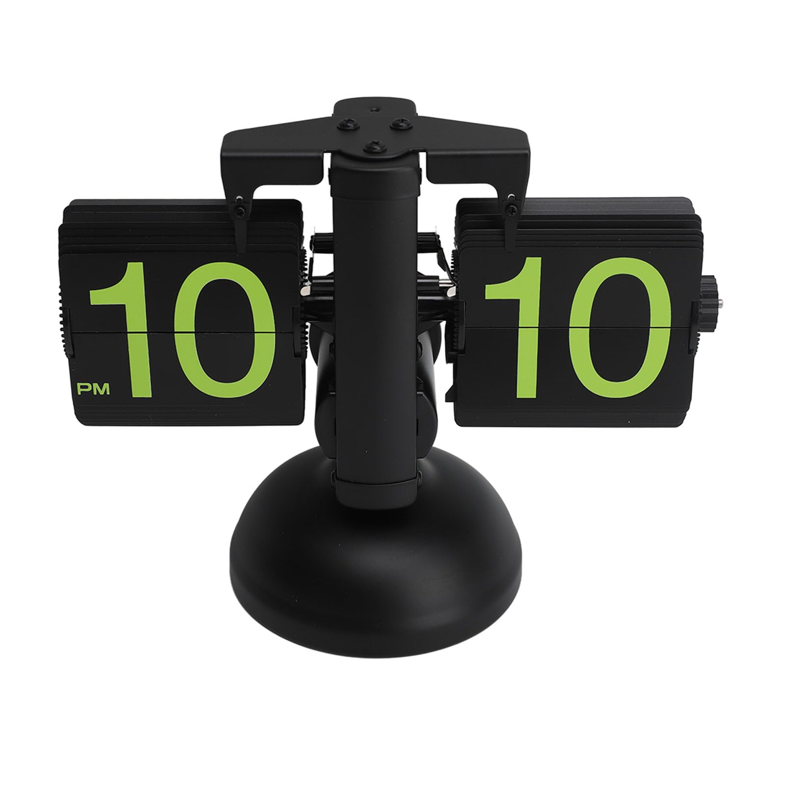 Reloj Digital Abatible hacia Abajo Estilo Habitación Pequeña 12 Horas Hogar Retro para Reloj Mecánico de Giro de Página Reloj de Escritorio Automático Relojes de Estante de