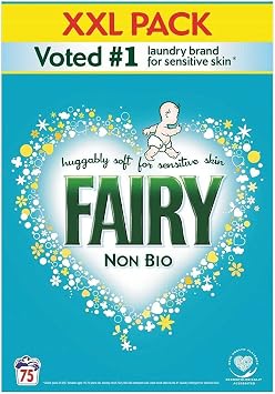 Fairy Non-Bio Washing Powder - 75 Washes 4.875kg For Sensitive Skin Brilliant