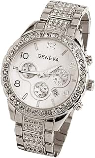 Quartz Fashion Women Crystal Luxury Watch Men's Watch Vibrat