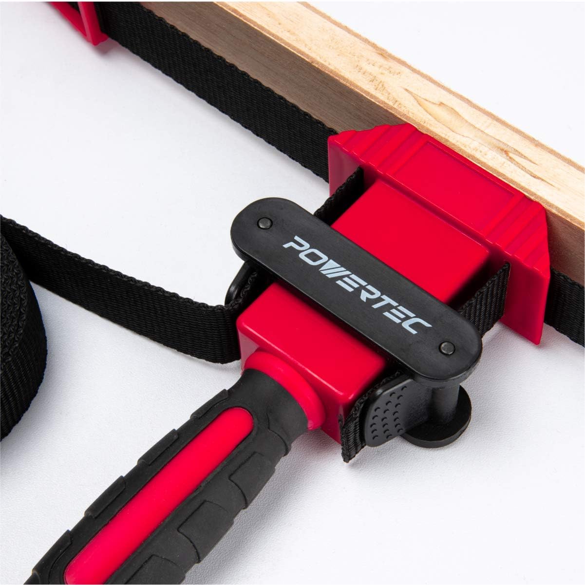 40% Off Discount POWERTEC 71122 Deluxe Polygon Quick Release Band Clamp | Woodworking Frame Clamping Strap Holder
