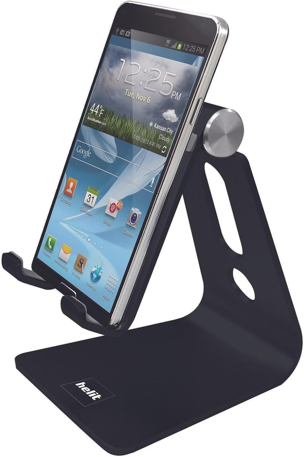 Helit The Lite Stand H2380195 Mobile Phone Holder Black