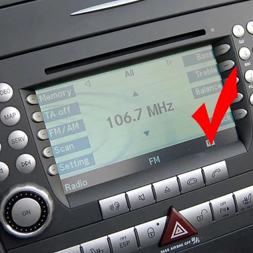 Auto Aux - Decodificador óptico de fibra de vidrio para W211 E S