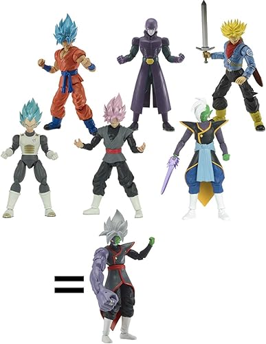 Miniatura 4 de Bandai - Dragon Ball Super - Figura de Dragon Star, 6.7 in - Super Saiyan Rosé Goku Negro - 35866