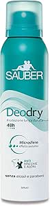 Sauber Deodry Vapo Lufterfrischer 90 Ml – Effektives Deo Mit Bambuspulver & Vapo-Sprüheffekt, 48h Frische
