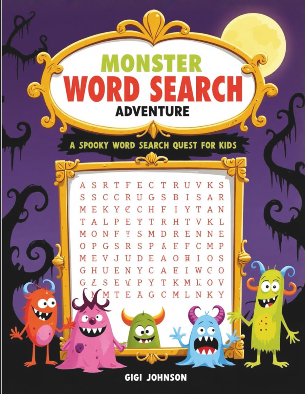 Monster Word Search Adventure: A Spooky Word Search Quest for Kids Ages 8-12