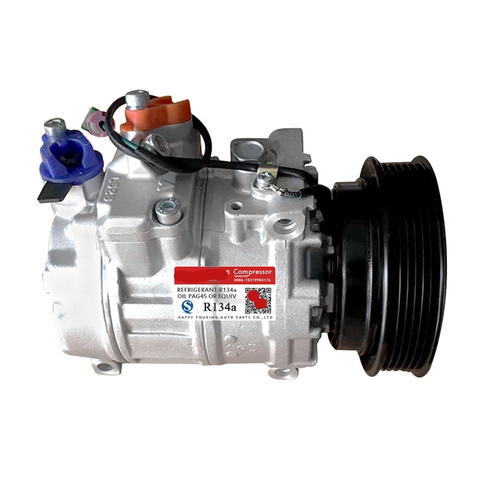 Compresseur climatisation de qualité supérieure compatible Alfa Romeo 166 et Thesis - 5