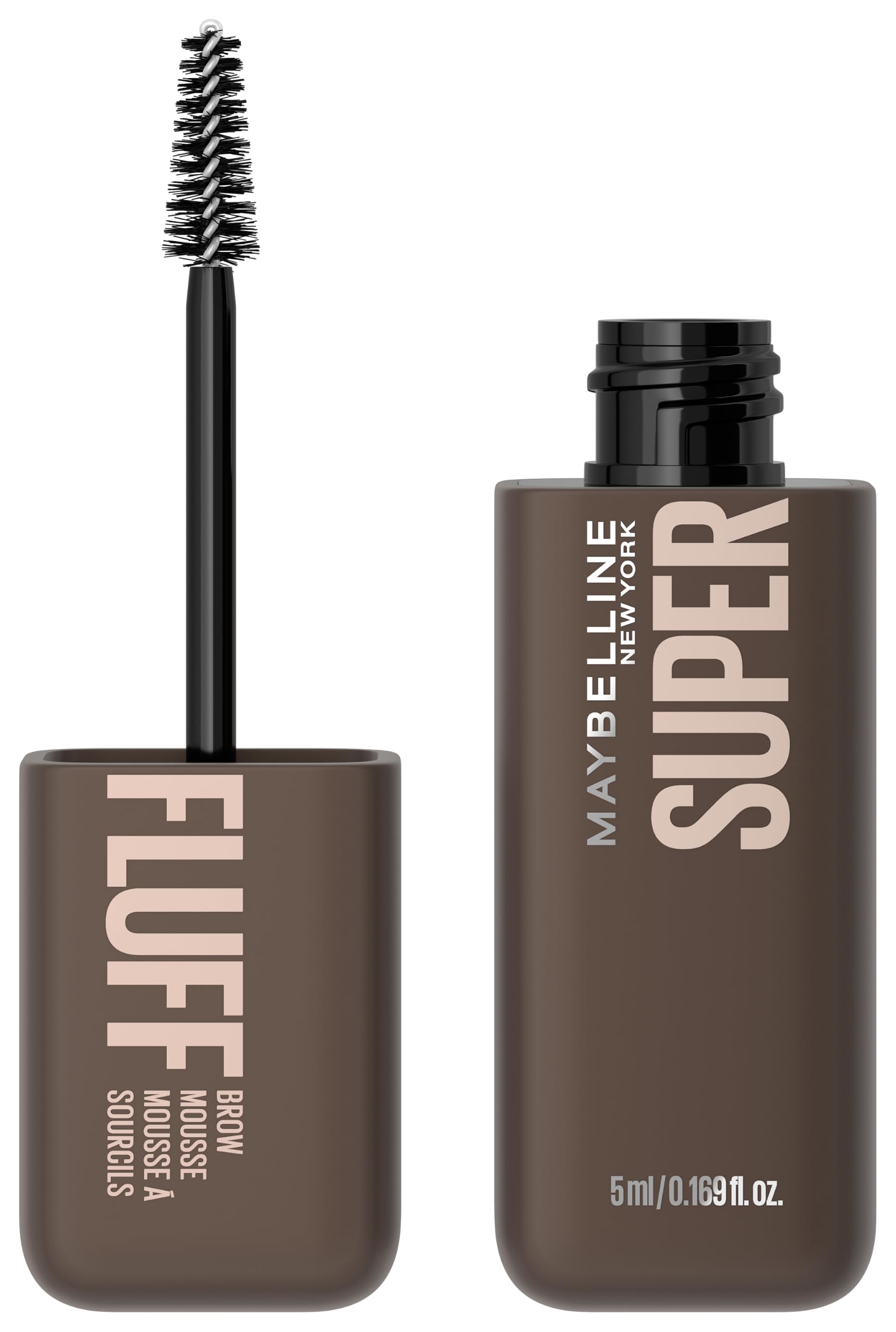 Maybelline New York Augenbrauen-Mousse für volle Brauen, 260 Deep Brown