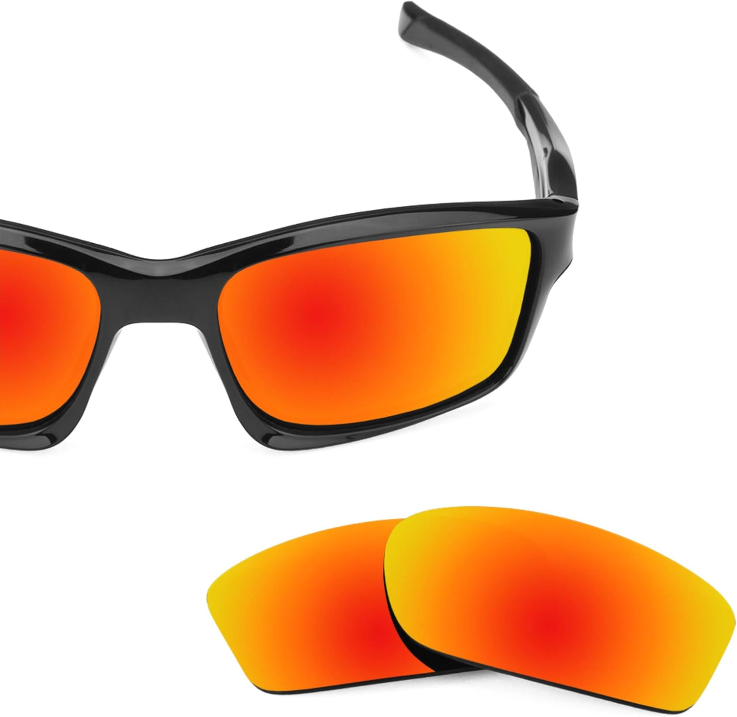Revant Replacement Lenses for Oakley Chainlink OO9247 Sunglasses - Elite Polarized Mirrored Fire Red