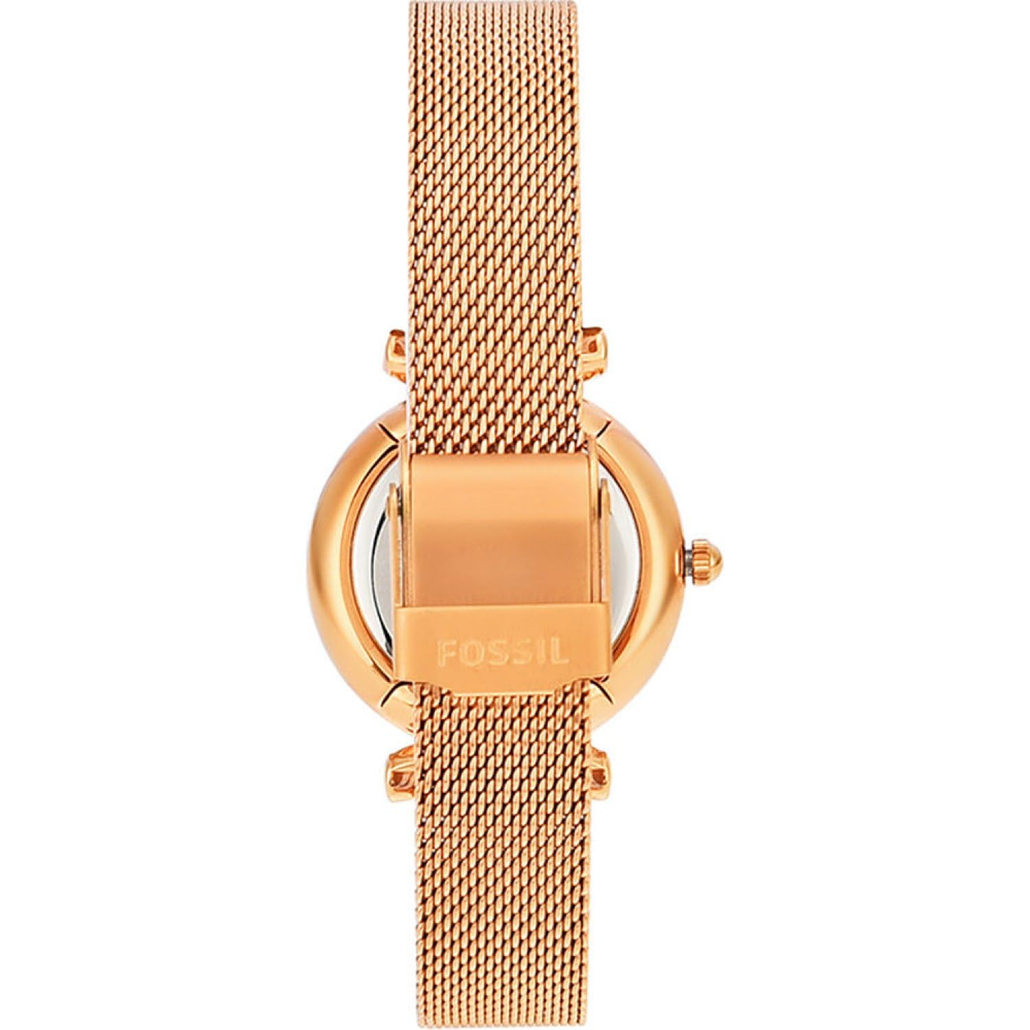 Fossil Carlie Damen-Armbanduhr mit Perlmutt-Zifferblatt, Edelstahl, ES4433, Armband, Armband