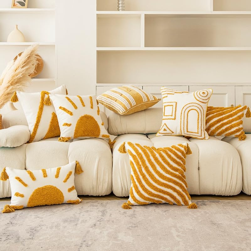 Housses de coussin décoratives géométriques taie d'oreiller Boho - 3