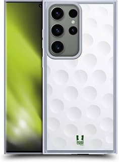 Head Case Designs Golf Ball Collection Gel Case [Military Grade Protection] Compatible with Samsung Galaxy S23 Ultra 5G and Compatible with MagSafe