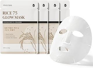 Mascarilla facial con colágeno Rice 75 Glow p...