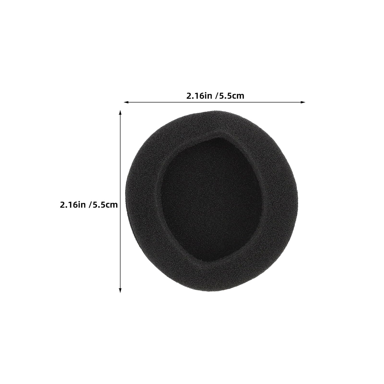 Housoutil 24 Pièces couscin de Casque Cushion cushionets Casque Remplacement des Coussinets d'oreille Pads à éponge Couvoirs d'éponge Black