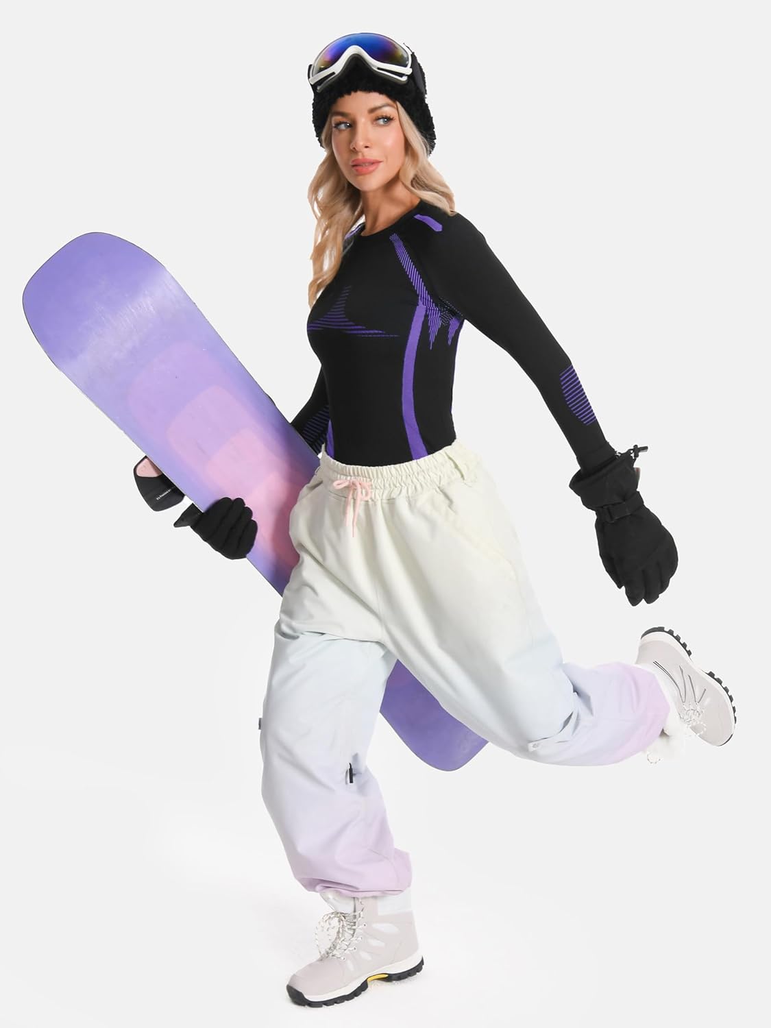 ATTRACO Thermal Underwear Set Womens Long Johns Warm Base Layer Top Bottom for Cold Weather Clothes - Image 8