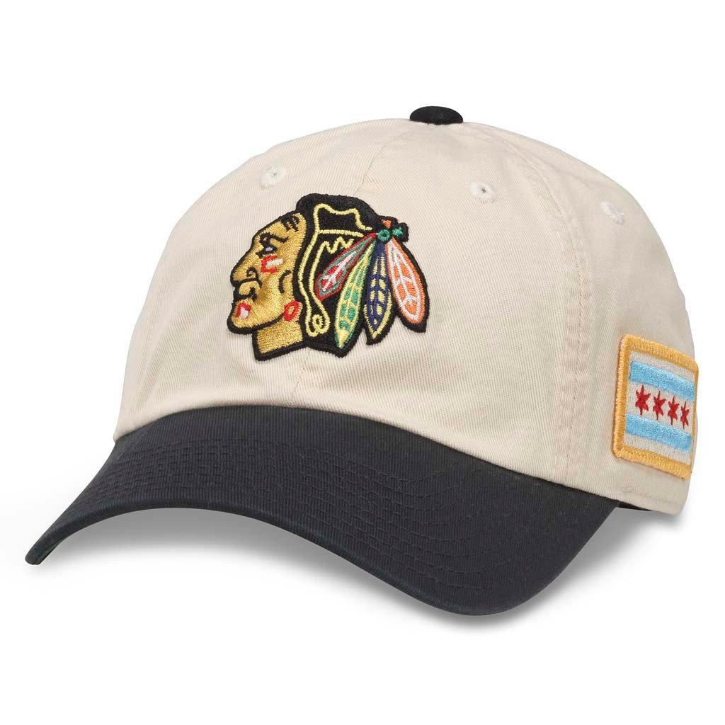 AMERICAN NEEDLEUnited Slouch Officially Licensed NHL Team Casual Dad Hat (43572A-Parent)