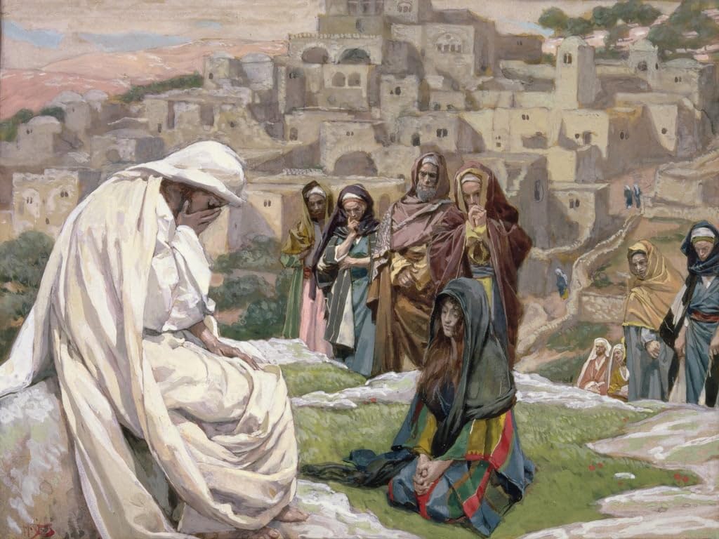 Impression d'art Jésus pleura Jacques Joseph de qualité musée 60x90