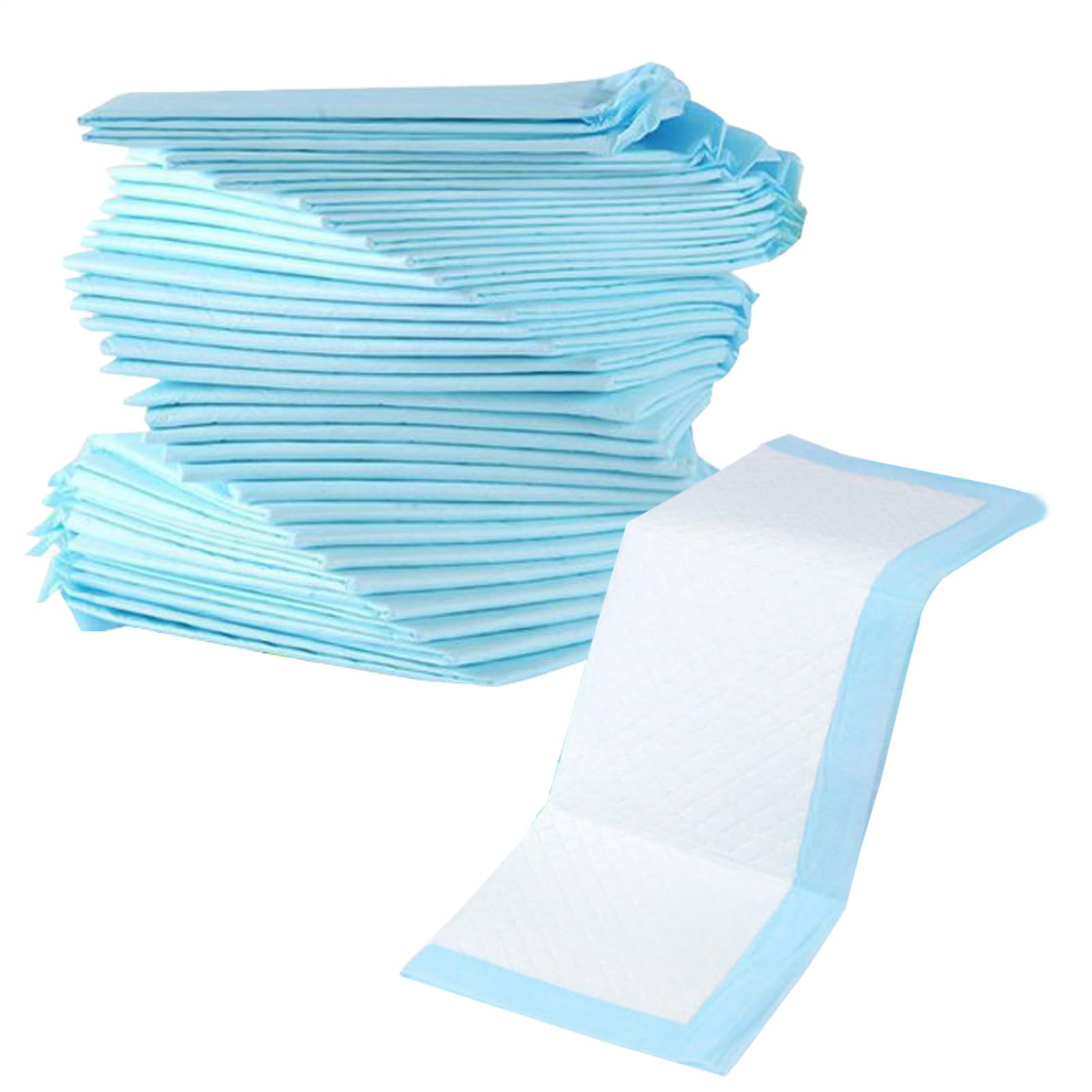 - Tampons À Langer De 13x18 Pouces - Doublures Imperméables Jetables De 100 Pc, Tapis De Protecteur À Changement De Couches, Tampon Soufflant, Pads Pour Adultes À L'épreuve Des Fuites