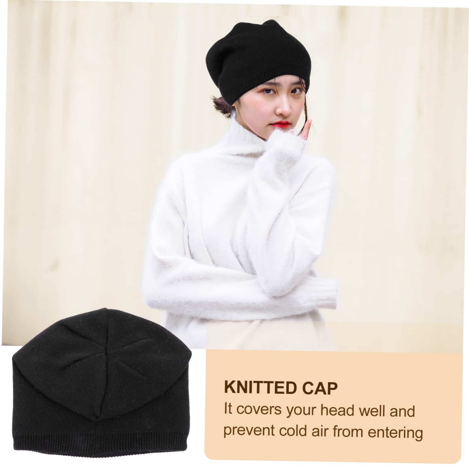 GALPADA 2 Uds Sombrero De Punto Plisado Sombreros De Mujer Sombreros De Invierno Para Hombres Sombrero De Hombre Sombrero De Invierno Para Hombres Gorros Para Hombres Para Mujeres