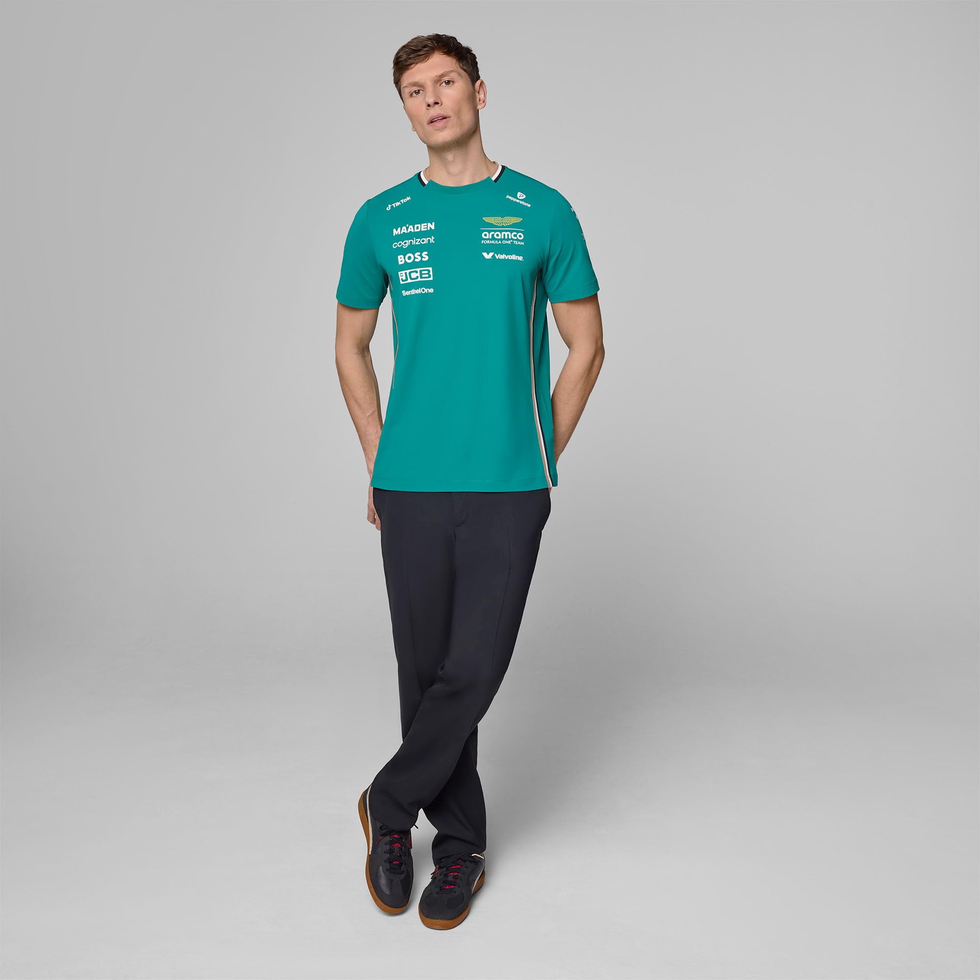 Aston Martin F1 2025 Camiseta del Equipo para Hombre