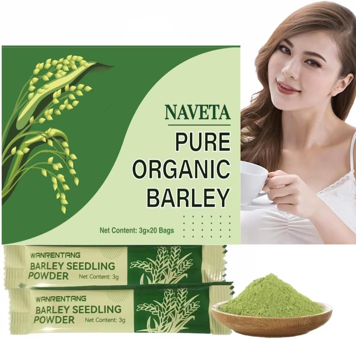 Barley Grass Powder 100 Pure & Organic，Pure Organic Barley