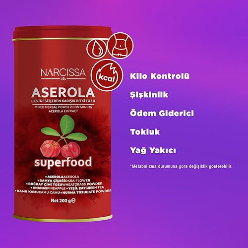 Miniatura 4 de Polvo de hierbas mixtas que contiene extracto de acerola - Edema natural y reductor de hinchazón para la salud digestiva e imuna, deal Detox