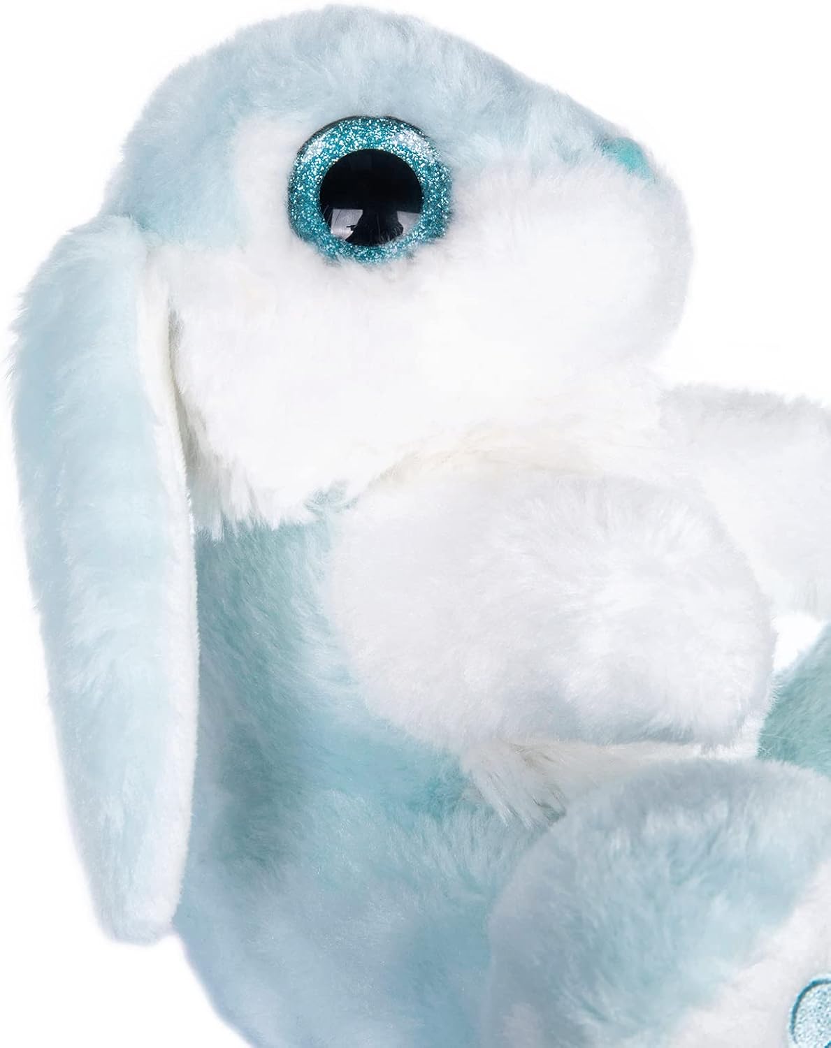 My OLi Easter Bunny Stuffed Animal 8.5in Plush Easter Rabbits Stuffed Animals with Floppy Ear Bedtime Friend Soft Toy Gifts for Kids Girls Boys, Blue