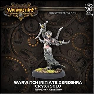 Warmachine: Cryx Warwitch Initiate Deneghra Warcaster (White Metal)