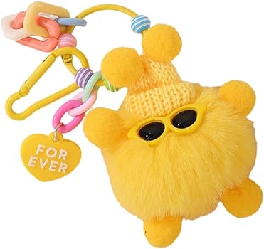 マスコット 人形 キーホルダー かわいい 面白い 黄色 キーホルダー ストラップ うさぎ ぬいぐるみ チャーム おしゃれ 可愛い