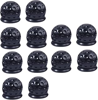 VICASKY 12 Peças Capa De Cabeça De Bola De Reboque Capa De Bola De Engate De Reboque Capa De Engate De Tênis Capa De Pvc Acessórios De Reboque Acessórios De Carro Acessórios Para