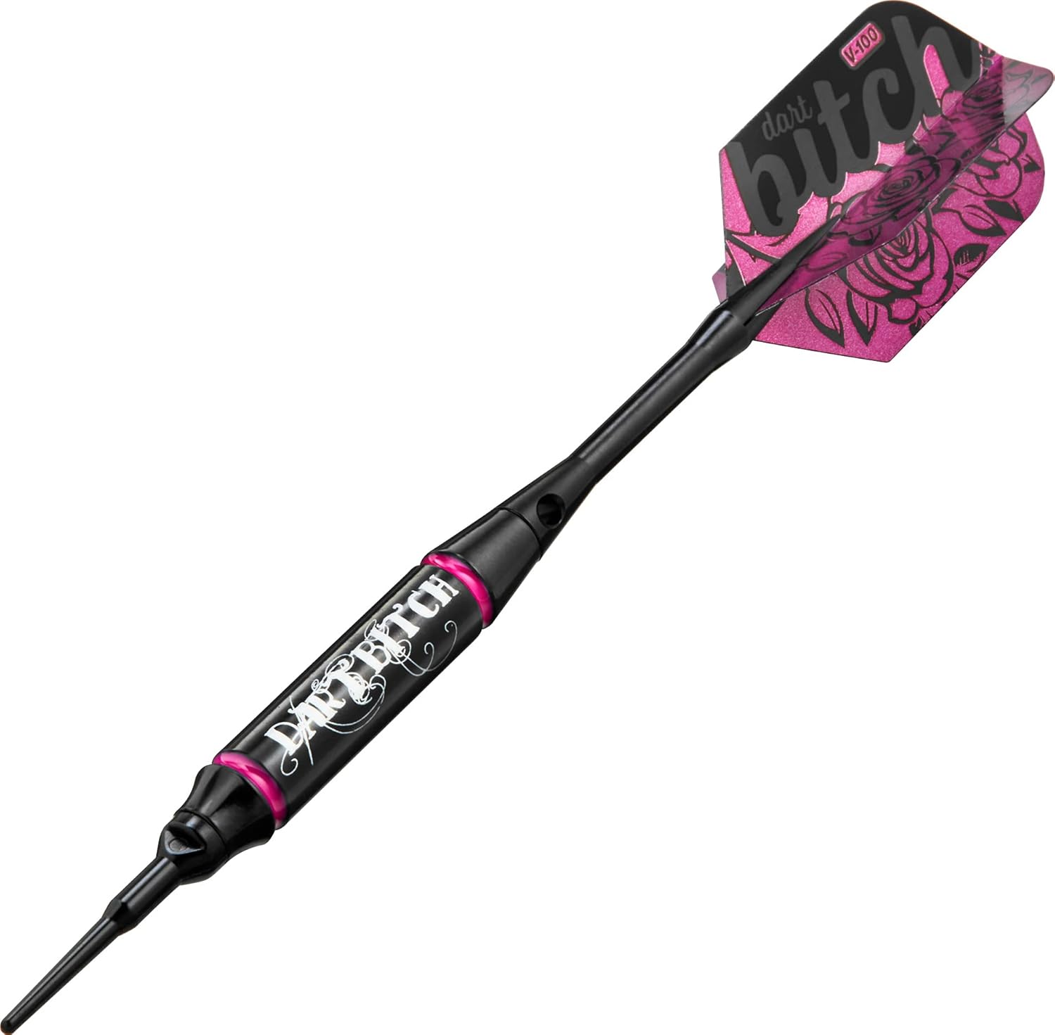 Viper by GLD Products Vanity Soft Tip Darts with Storage/Travel Case: Dart Bitch, 16 Grams,Pink,20-0317-16