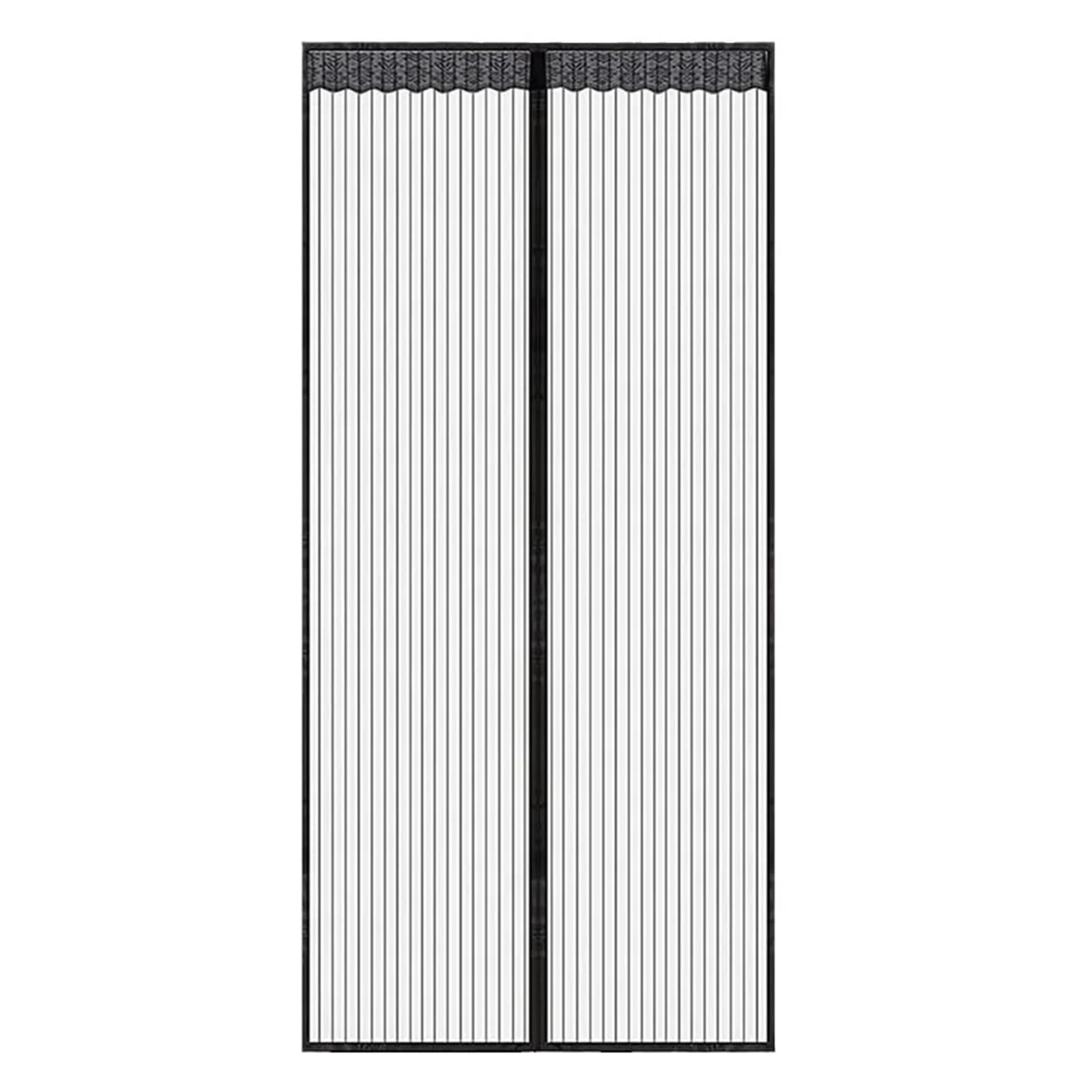 Moustiquaire de porte aimantée blanche pour aérer la terrasse et la chambre en été