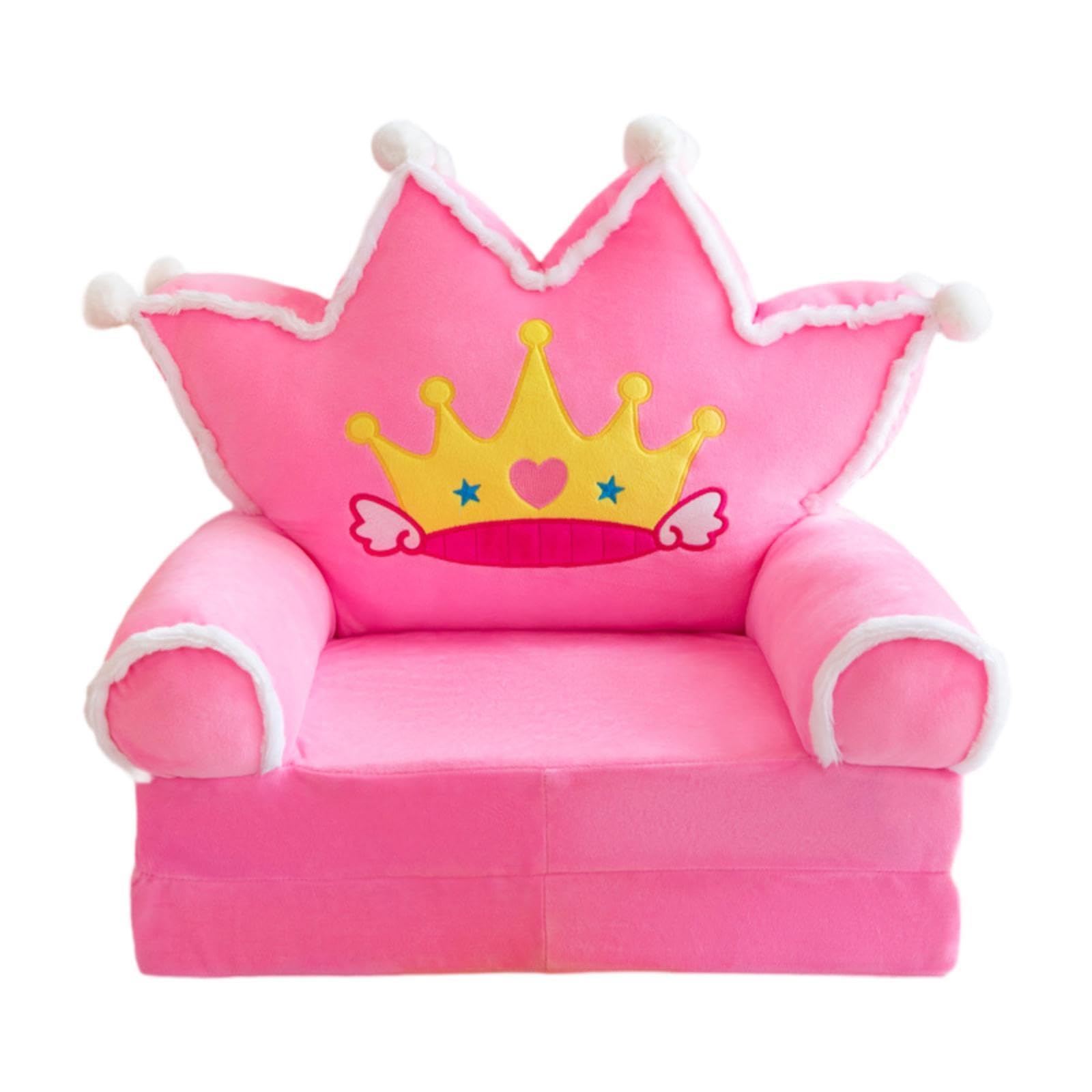 Sofá Cama Plegable Infantil/sillón Convertible con Respaldo de Algodón Suave Y Funda Extraíble con Cremallera, Apto para Niñas Y Niños, Ideal para Sal, 50cmx80cm