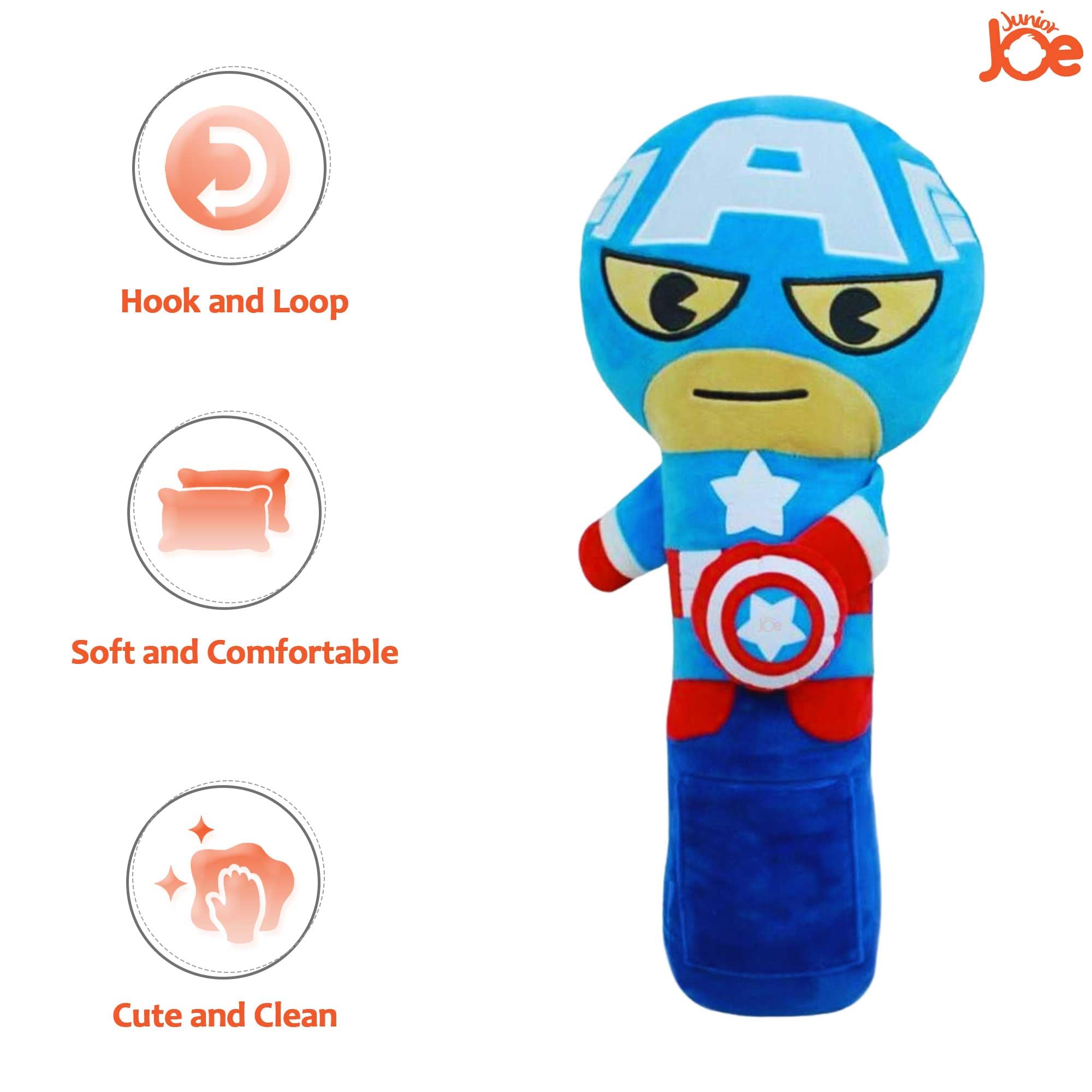 JUNIOR JOE Soft Velvet Car Seat Belt Pillow For Kids|Travel Neck Pillow With Cushion|Cute Cartoon Vehicle Shoulder Pads For Children|(Style-6),1 Count,Multicolor 2